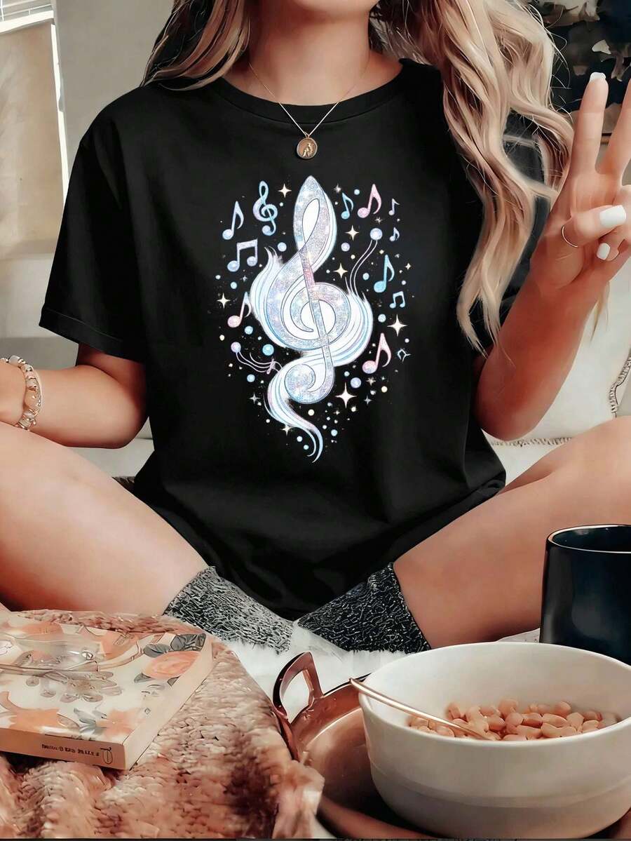 Women T-Shirts - Black - View 1
