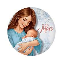Easy-To-Use Decorative Cover Kit For Round Panels And Cylinders - Mother's Day Theme - PANEL REDONDO 335 - Ver 4