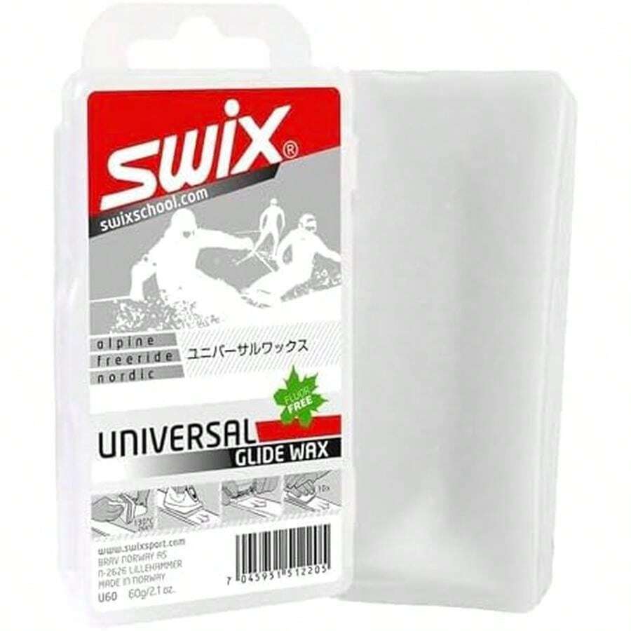 Swix Universal Ski/Snowboard Glide Wax, 60g Or 180g - White - View 1