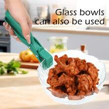 1pc Heat-Resistant Multipurpose Tong, Suitable For Bowls, Plates, Pots, Can Be Used As Stand, Clamp, Pliers, Gripper, Kitchen Tool, Red And Green Colors - View 5