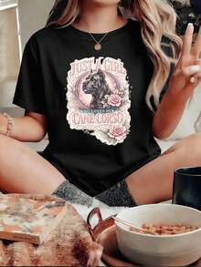 Women T-Shirts - Black - View 1
