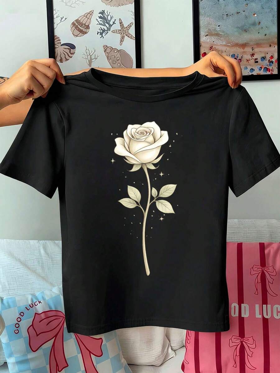 Women T-Shirts - Black - View 1