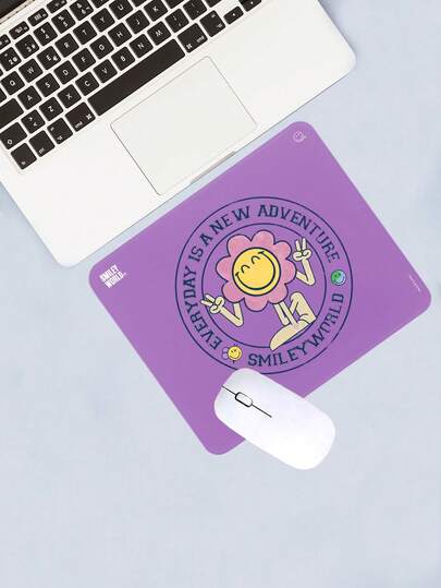 Smiley World Minimalist Solid Color Smooth Mouse Pad, Ins Style