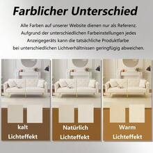 Modern Double Sofa Bed – Velvet Fabric, Three-Position Adjustable Backrest, Gold Metal Legs. This Stylish Sofa Combines Sleeping Functions – Space-Saving And Durable, It's Ideal For Small Homes. - Beige - View 3