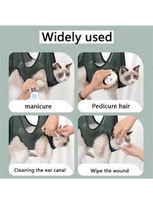 宠物猫狗美容修剪指甲防抓咬固定袋洗澡修剪束缚袋美容吊床悬挂式宠物用品 - 彩色 - 查看 1
