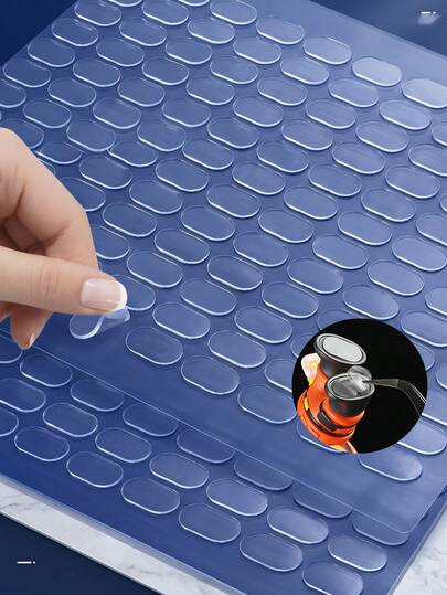 500pcs Double-Sided Adhesive Glue Sticks, Suitable For Wall, Crafts, Balloons, Party Decorations, Easily Removable And Cleanable