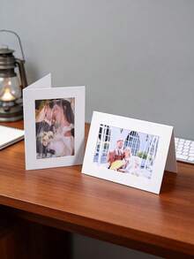 Bộ 5 thiệp trắng, phong bì và khung ảnh, thiệp trắng 4x6 inch, thiệp gấp giấy kèm phong bì, thích hợp làm thiệp DIY, thiệp cảm ơn, thiệp mời, thiệp cưới, thiệp sinh nhật và nhiều dịp khác. - nhiều màu - Xem 7