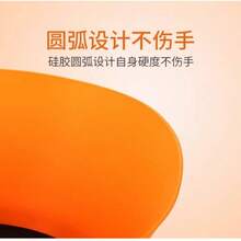 1pc Silicone Splatter Screen, Creative Kitchen Accessory Silicone Pot Lid Cover - Multicolor - View 7