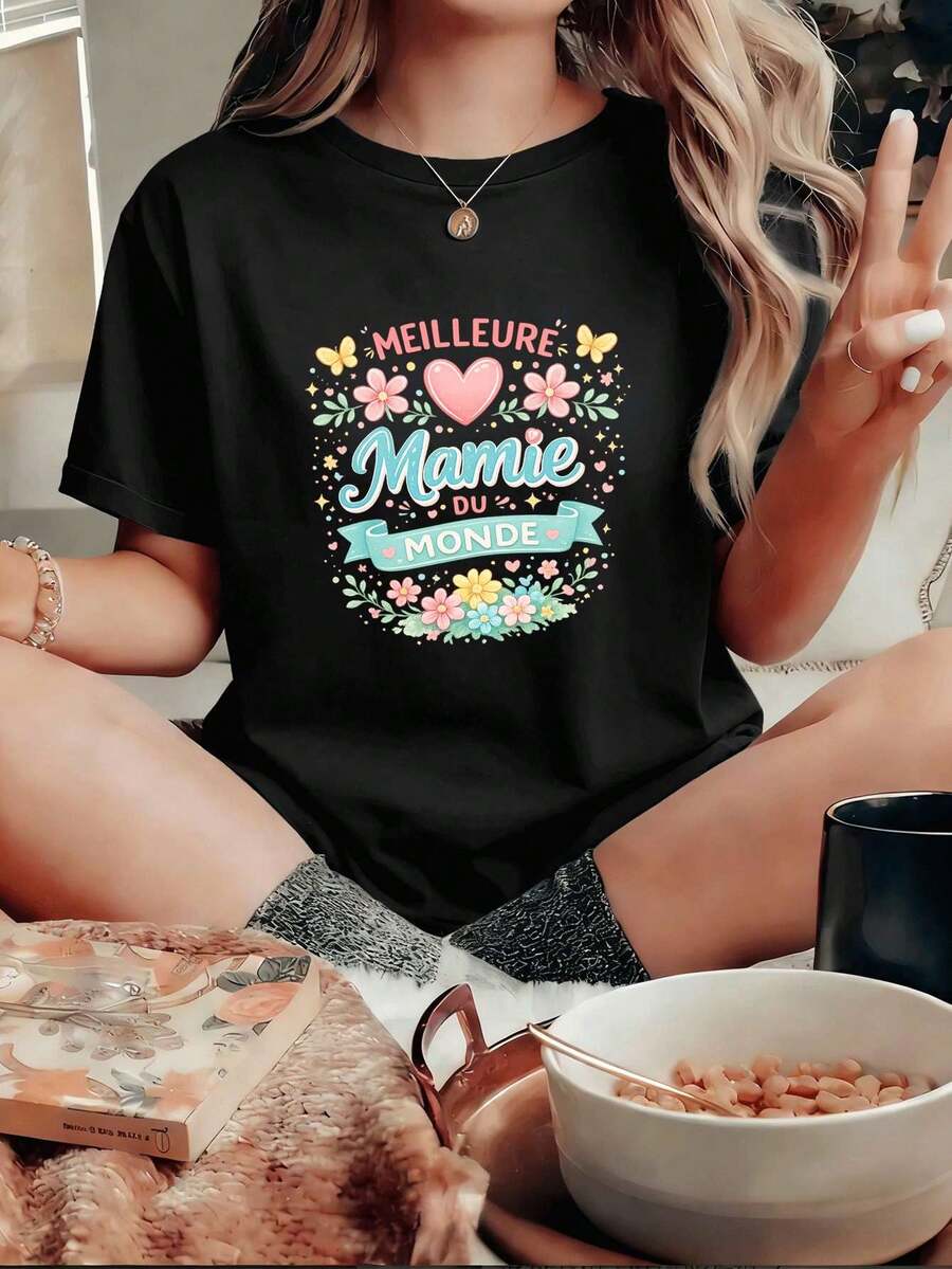 Women T-Shirts - Black - View 1