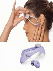 Women's Facial Hair Remover, Spring-Loaded Hair Removal Device, Suitable For Cheeks And Eyebrows, Essential Beauty Salon Hair Styling Product And Accessory - Multicolor - View 5
