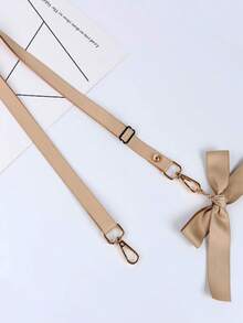 100pcs/50pcs/10pcs/1pc Customizable Solid Color Minimalist INS Style Fabric, High Quality Double-Headed Detachable Adjustable Ribbon Bow Tie Lanyard, Suitable For Phone, Camera, Cup, Bag Strap, Hanging Decoration - Color Mixing - View 24