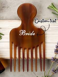 Personalized Custom Engraved Hair Comb, Customizable Name/Text/Logo/Date, Personalized Acetate Plastic Hair Comb, Personalized Custom Wide Tooth Hair Comb, Portable And Foldable, Suitable For Handbags, Shoulder Bags, Crossbody Bags, Tote Bags, Backpacks, Etc., Suitable For Outings, Honeymoons, Short Trips, Hair Salons, Etc., Perfect Gift Choice For Mothers, Good Friends, Relatives, Classmates, Colleagues, And Ideal Choice For Bridesmaid Gifts. - Multicolor - View 4