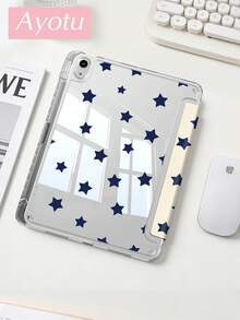 Ayotu Ốp lưng máy tính bảng Blue Star tương thích với iPad Air 8 (M4) 2026 (11/13 inch), Air 11 inch M3 2025 / M2 2024, Air thế hệ thứ 5 2022, (A16) 11 inch thế hệ thứ 11 2025, tương thích với Samsung Galaxy Tab, Kindle Paperwhite thế hệ thứ 12 2024, mặt lưng trong suốt, họa tiết thời trang, chức năng tự động tắt/mở màn hình, bảo vệ bằng túi khí, thích hợp làm quà tặng và sử dụng trong văn phòng. - Nhiều màu - Xem 3