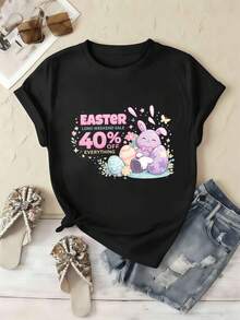 Women T-Shirts - Black - View 2