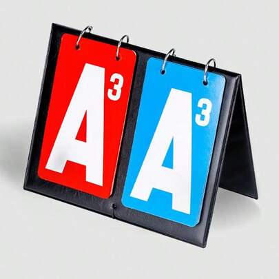 Bảng điểm 2 chữ số, bảng đếm điểm cho trọng tài dùng trong bóng đá, cầu lông, bóng rổ, thích hợp để ghi điểm trong phòng chơi game.