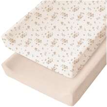 2pcs Baby Diaper Changing Pad Cover, Unisex, Fitted Diaper Station Mat, Soft Diaper Changing Pad, Heart Pattern For Valentine's Day - Multicolor - View 9