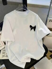 Women T-Shirts - [White] - View 2