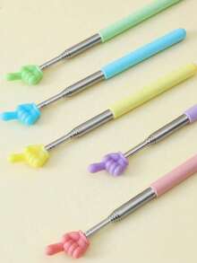 1/3/5 Random Color Movable Teacher Pointer, Portable Pointer For Classroom Competition And Demonstration - Multicolor - View 4