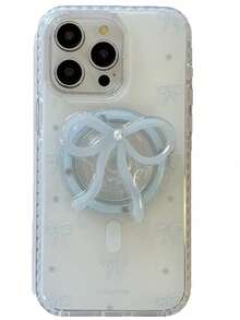 Soporte magnético para teléfono con diseño de mariposa estilo coreano de nicho, adecuado para MagSafe, soporte de escritorio ajustable - Multicolor - Ver 8