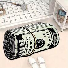 1pc Home Entrance/Bathroom Tub Rug, Soft Anti-Slip Washable Faux Cashmere Mat ,Room Decor - màu xanh lá - Xem 4