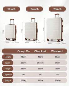 Luggage Sets - Milky - View 3