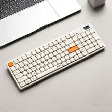 Wireless Bluetooth Keyboard And Mouse Combo | Mechanical Feel Silent Office Keyboard And Mouse | Rechargeable With Long Battery Life | Compatible With Desktops/Laptops/Macs/Tablets/Mobile Phones | Universal For Business, Office, And Home Use - View 16