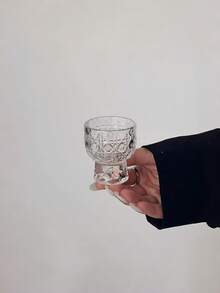 迷你INS風創意透明玻璃山形杯，奢華山形設計小茶杯，單/雙入組，白酒杯，國產高端洋酒小杯，適用於日常飲用、朋友聚會、酒吧、KTV及咖啡店環境 - 彩色 - 查看 9