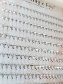 240 chiếc/hộp, độ cong C/D/L/M/L+, độ dày 0.07mm, 5D, thân mảnh nhọn, dạng chùm mi giả làm sẵn, tự làm mi giả tạo vẻ tự nhiên, mềm mại, siêu nhẹ, phù hợp cho cuộc sống hàng ngày, tiệc tùng và lễ hội âm nhạc, mi giả được cấy ghép thủ công. - màu đen - Xem 8