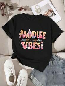 Women T-Shirts - Black - View 2