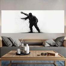 Plano 2D, [JIT] Plano 2D, 1 pieza, Año Nuevo, Pintura en lienzo sin marco, Pósters e impresiones, Pop vibrante moderno, Decoración de arte de pared, para sala de estar, dormitorio, Plano 2D - Enmarcado - Ver 4