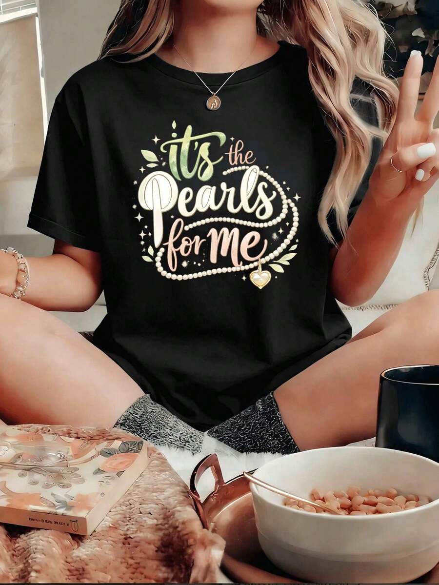 Women T-Shirts - Black - View 1