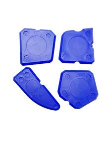 4pcs Caulking Tool Set, Silicone Caulk Gun, Scraper, Edge Repair Tool, Tile Edge Cleaner, DIY Tools - A - View 6