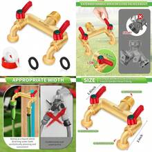 Faucet Extenders - 3/4 Male Inlet2 Way Splitter - View 1