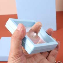 5/1 pièce Boîte de rangement en film PE pour bijoux, jade, bague, bracelet, collier, pendentif. Boîte d'emballage adaptée pour bagues, boucles d'oreilles et accessoires - Boîte de rangement de voyage compacte/Sac de rangement pour bague de plein air, Produits de première nécessité pour les voyages - Multicolore - Voir 9