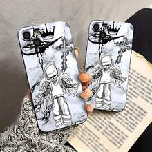 **Angel Skull Street Crown Cross** phone cases is compatible with Samsung, Apple, VIVO, OPPO, , Transsion, ,  and Honor. Made of TPU silicone, it offers shock and drop protection. - Negro - Ver 5