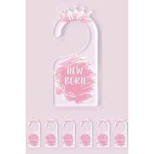 OneDream 7 pezzi Divisori per armadio neonato - Materiale acrilico (Rosa), adatto da neonato a 24 mesi, ricordo della crescita del bambino - Rosa - Visualizzare 4