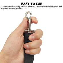 1pc Adjustable Barn Door Latch, Simple Ranch Gate Clasp, Single Loop Rope Buckle, Suitable For Horse Stall And Livestock Enclosure Safety Clasp Accessory, Applicable To Toilet Rope Hooks, Hay Nets, Water Buckets, Outdoor Feeders - View 6