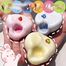 Ice Cream Mochi Squeeze Toy, Handmade Stress Relief Ball, Decompression Toy - Multicolor - View 2