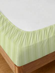 Bộ ga trải giường 3 món, chất liệu microfiber 80g, họa tiết hình học, gồm 1 ga trải giường và 2 vỏ gối. - Màu xanh nhạt - Xem 5