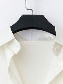 Women's Casual Embroidered Button Long Sleeve Shirt, Summer - Light Apricot Color - View 5