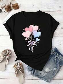 Women T-Shirts - Black - View 2