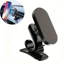 Magnetic Phone Holder, Strong Magnet Stable Attachment, Suitable For Car Dashboard, Desk, Compact & Portable, Easy Installation - A - View 5