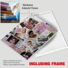 1pc Sister Photo Album Poster Template Custom Poster, Photo Customization Template Customized Wall Art, Editable Photo Album Template Pictures Custom Photo, Personalized Sister Gift Customizable Things - Multicolor - View 5
