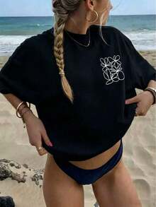 Women T-Shirts - Black - View 10