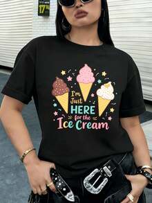 Women T-Shirts - Black - View 2