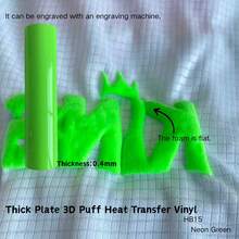 0.4mm Thick 3D Embossed Heat Transfer Vinyl - 3D Embossed Vinyl, Suitable For T-Shirts, Hats, Bags, Etc. Can Be Carved Using Engraving Machines. - L - View 19