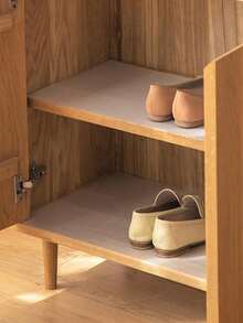 1 Roll Small Non-Slip Mat, EVA Waterproof Cabinet Liner, Translucent Non-Adhesive Drawer Liner, Easy To Cut, Suitable For Cabinets, Refrigerators, Tables, Cupboards, Kitchens, Etc., Can Be Used As A Shelf Liner. (11.8 Inches*59 Inches) - White - View 5