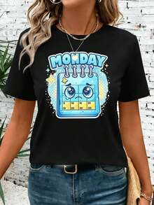 Women T-Shirts - Black - View 1