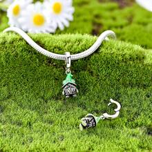 1 Pc Sliver Plated Lovely Doll Series Fire Dragon Dog Elf Skull Charm Fit Bracelet For Diy Jewelry Making, Ideal Choice For Women Jewelry Gift - Silver - View 7