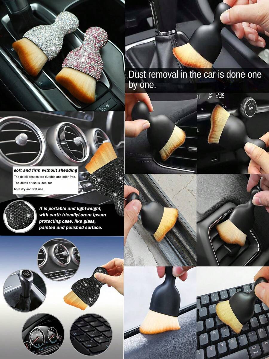 Multi-Functional Car Cleaning Brush For Daily Use - Various - View 1
